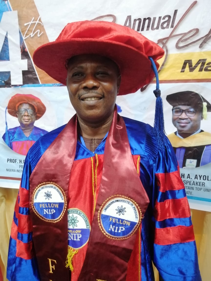 Dr Okedeyi Abiodun Inducted Fellow Institute Of Physics